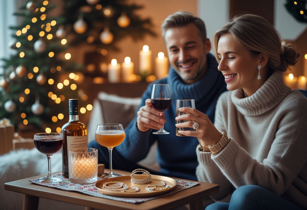 Sådan skaber du den perfekte julehygge med alkohol og smykker